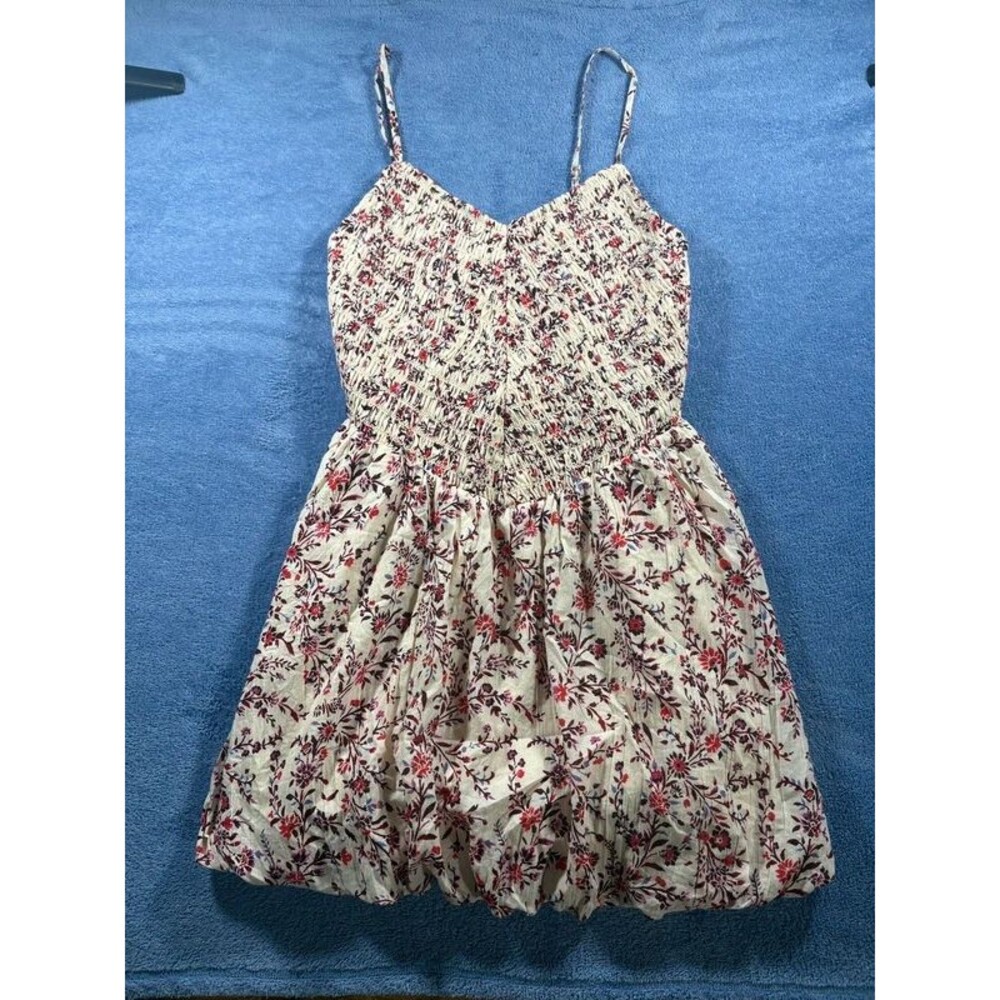 AE Bella Bubble Mini Dress - Blush Cream Floral